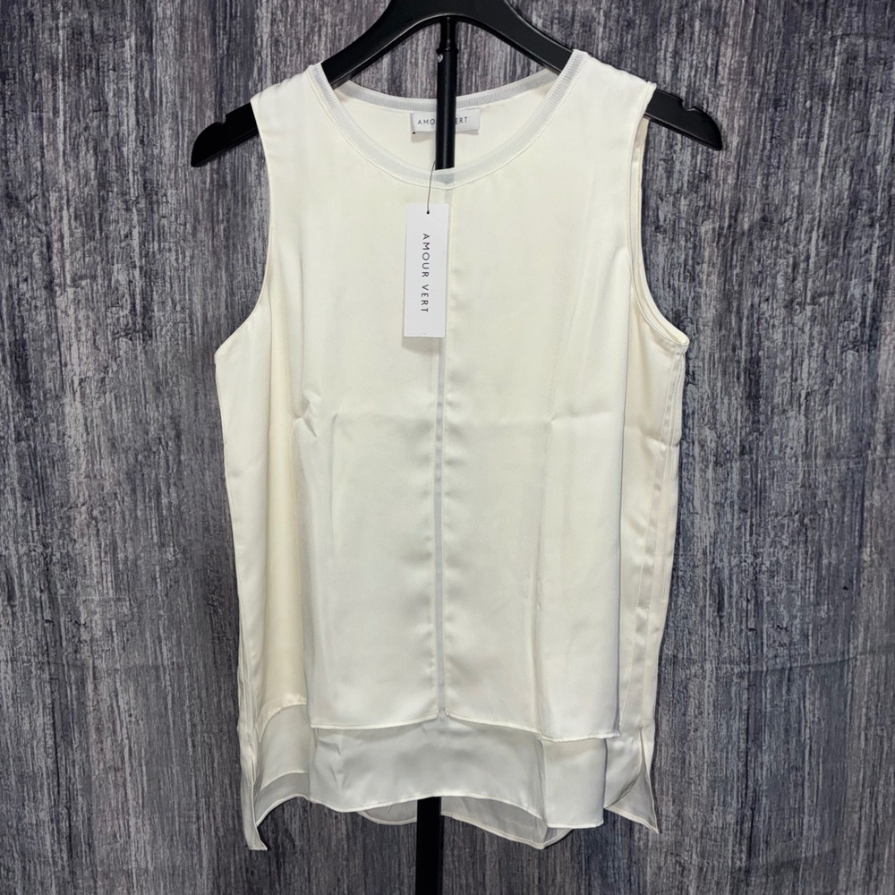 Amour Vert Zola Doubled - Ivory Size Small‎ Top